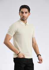 Cream Texture Shirt